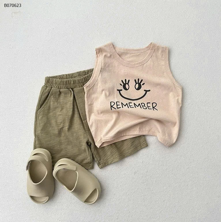 ÁO BA LỖ MẶT CƯỜI CHO BÉ TRAI -sỉ 109k