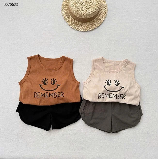 ÁO BA LỖ MẶT CƯỜI CHO BÉ TRAI -sỉ 109k