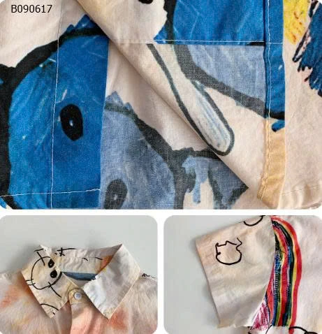 ÁO SƠ MI HỌA TIẾT AOAOKIDS BT-Sỉ 169k