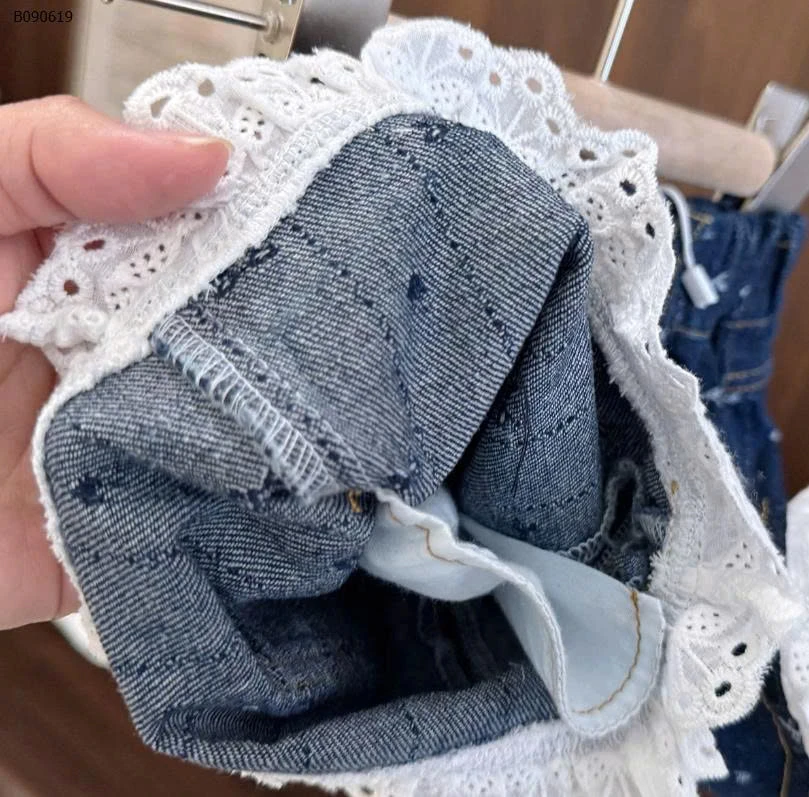 QUẦN SHORT VIỀN REN CHO BÉ GÁI -Sỉ 120k