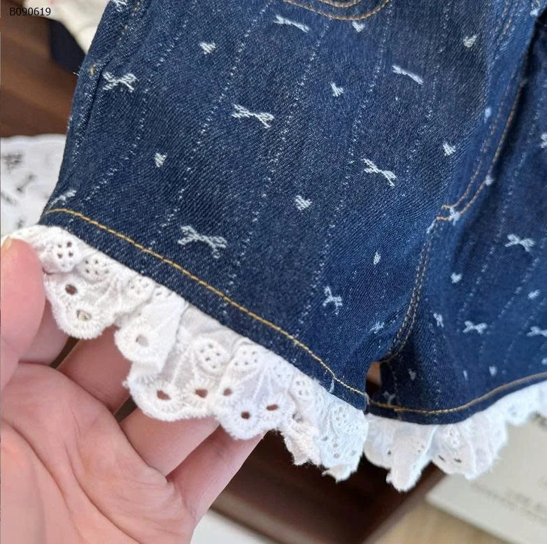 QUẦN SHORT VIỀN REN CHO BÉ GÁI -Sỉ 120k