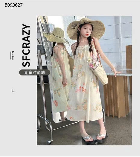 VÁY SUÔNG 2 DÂY DÀNH CHO BÉ GÁI - sỉ 184k