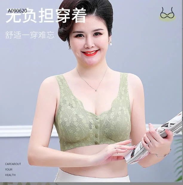 ÁO BRA TRUNG NIÊN CÀI TRƯỚC - sỉ 69k/set 2c chọn màu size
