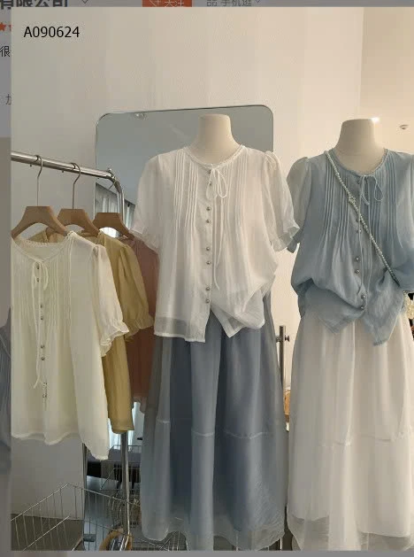 ÁO SƠ MI BABYDOLL NỮ- sỉ 165k