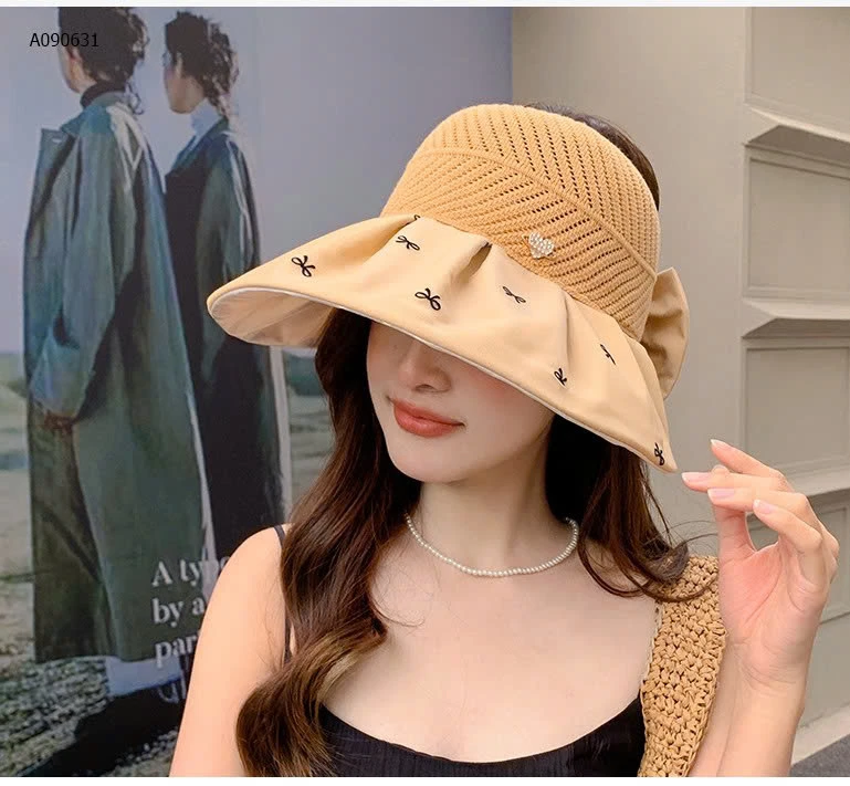 MŨ CHỐNG NẮNG NỬA ĐẦU CHO NỮ- sỉ 77k