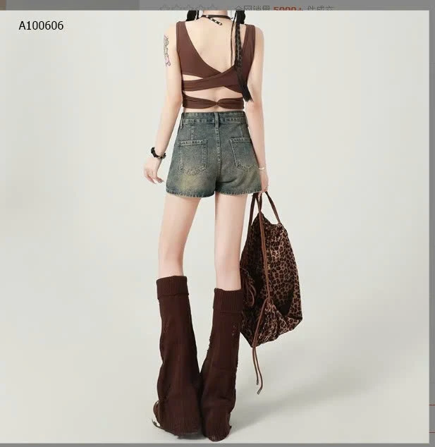 QUẦN JEAN GIẢ VÁY- sỉ 135k