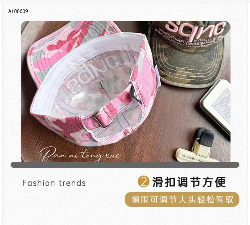 MŨ KẾT RẰN RI THÊU CHỮ - sỉ 100k