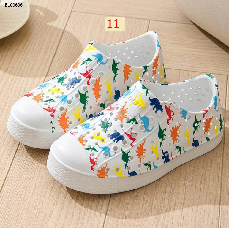 GIÀY NHỰA NATIVE HOẠ TIẾT CHO BÉ - sỉ 110k