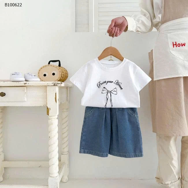 QUẦN SHORT DENIM BÉ  -sỉ 126k