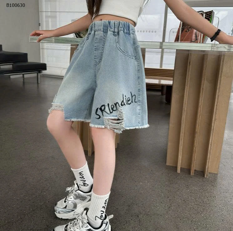 QUẦN SHORT JEAN RÁCH SZ ĐẠI   - sỉ 140k