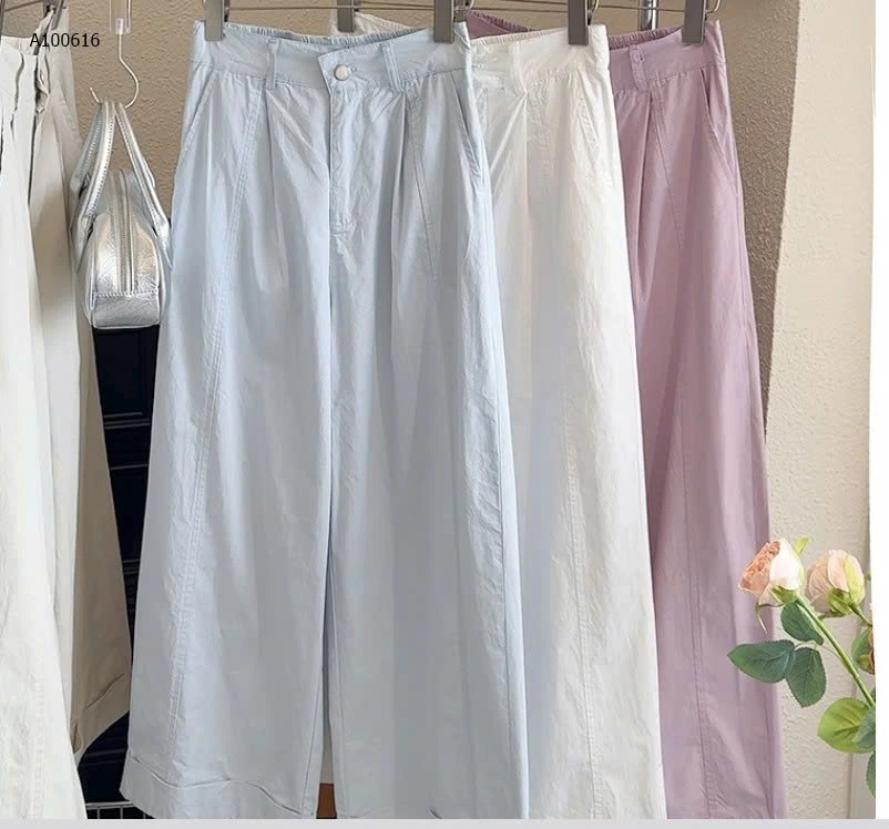 QUẦN BAGGY SUÔNG GẤP GẤU ANNA- sỉ 200k