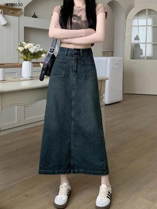 CHÂN VÁY JEAN DÁNG DÀI-Sỉ 159k 