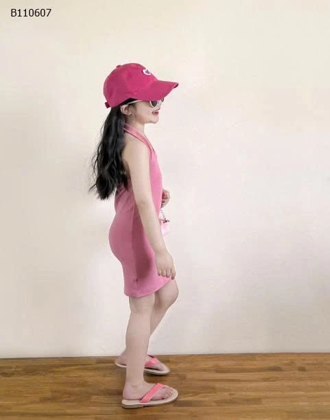  VÁY CỔ YẾM HỞ LƯNG CHO BÉ-Sỉ 119k