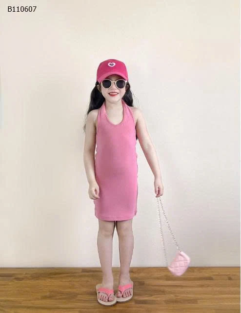  VÁY CỔ YẾM HỞ LƯNG CHO BÉ-Sỉ 119k