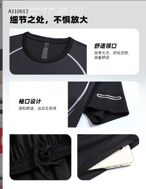  BỘ THỂ THAO CỘC TAY NAM-Sỉ 117k