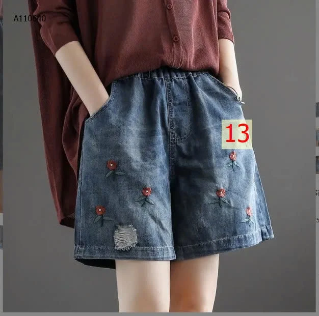  Quần short jeans cạp cao cho nữ- Sỉ 172k