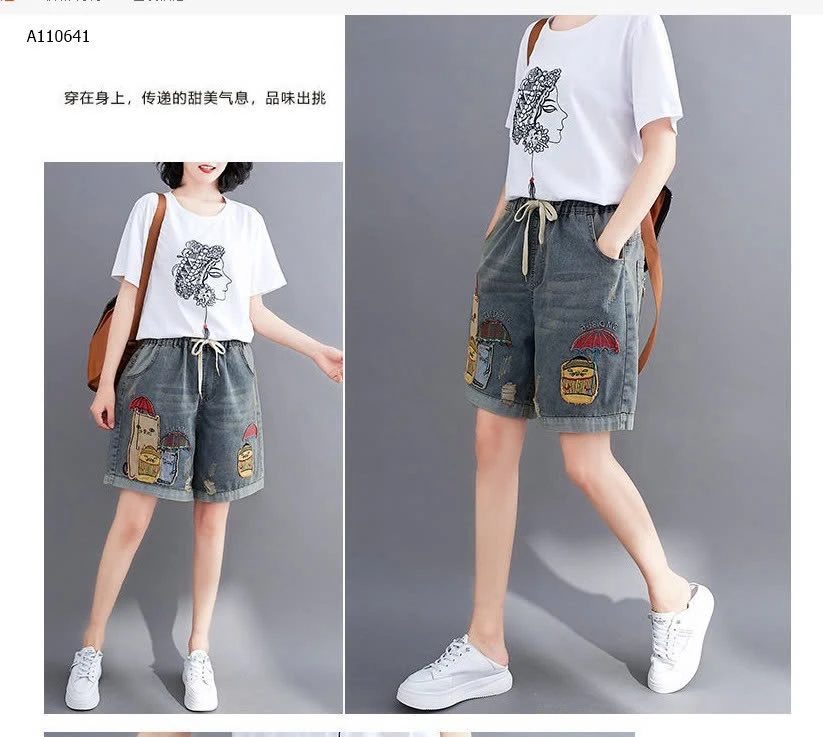  Quần short jeans cạp cao cho nữ - Sỉ 172k