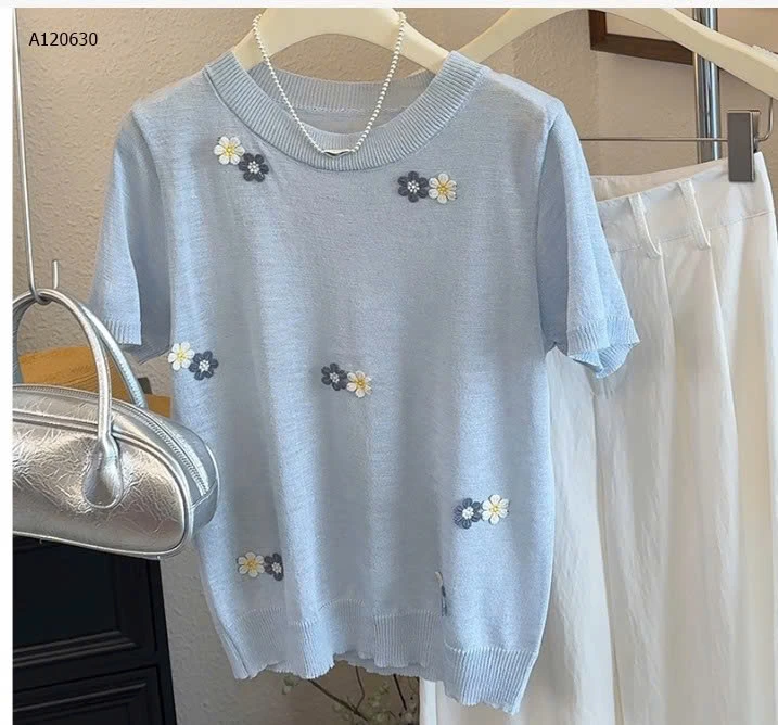 ÁO THUN HỌA TIẾT HOA CHO NỮ - sỉ 150k