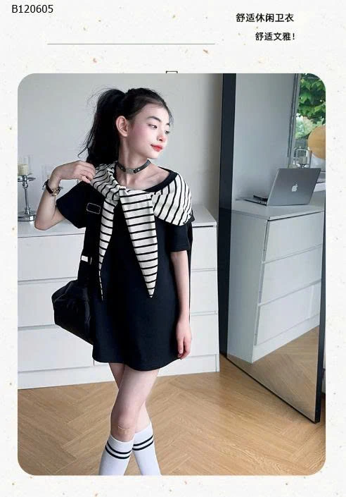 VÁY SUÔNG PHỐI KHĂN BG SZ ĐẠI - sỉ 186k