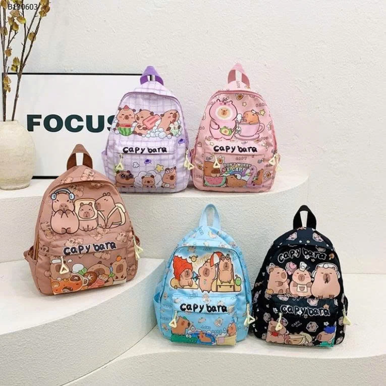 BALO HOẠT HÌNH CAPYBARA CHO BÉ  -Sỉ 86k