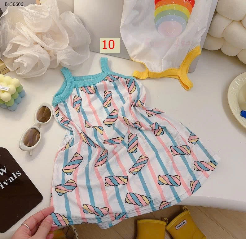 VÁY CỔ YẾM HOẠT HÌNH BG  -Sỉ 48k