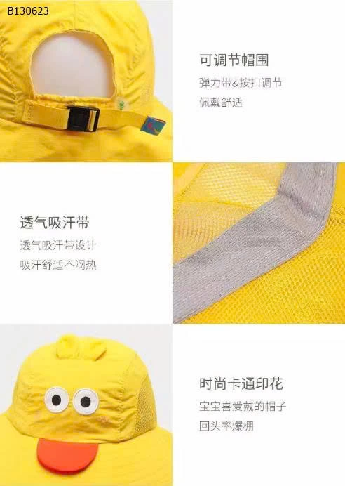 MŨ CHỐNG NẮNG RỘNG VÀNH CHO bé -Sỉ 47k