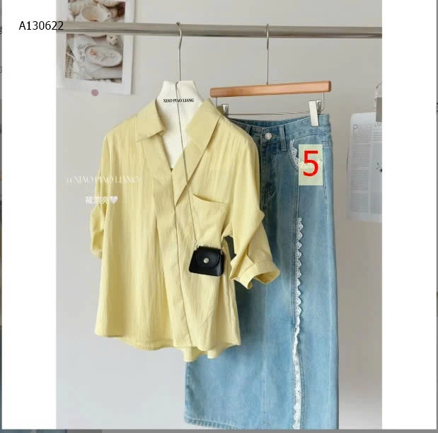 ÁO SƠ MI NỮ- sỉ 127k