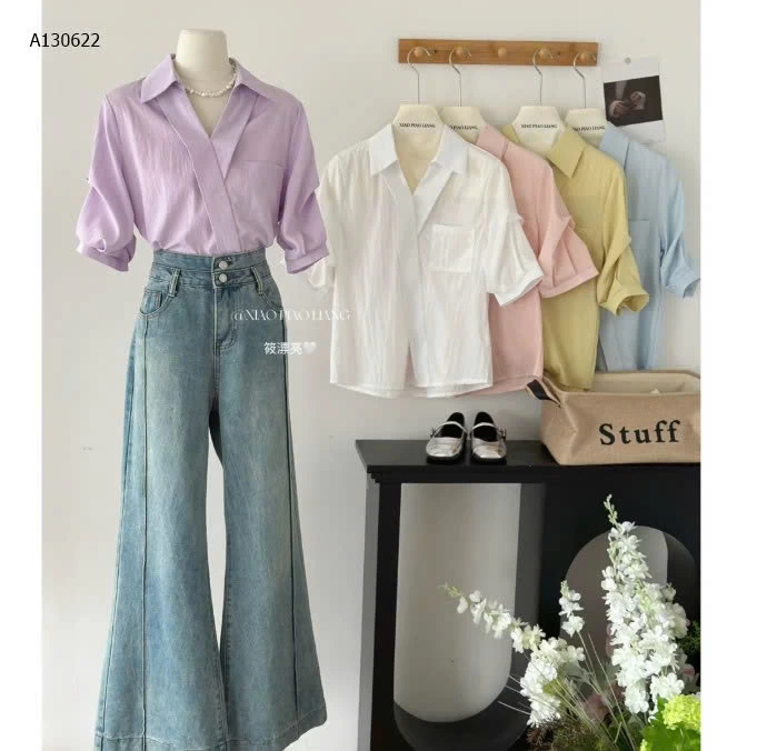 ÁO SƠ MI NỮ- sỉ 127k