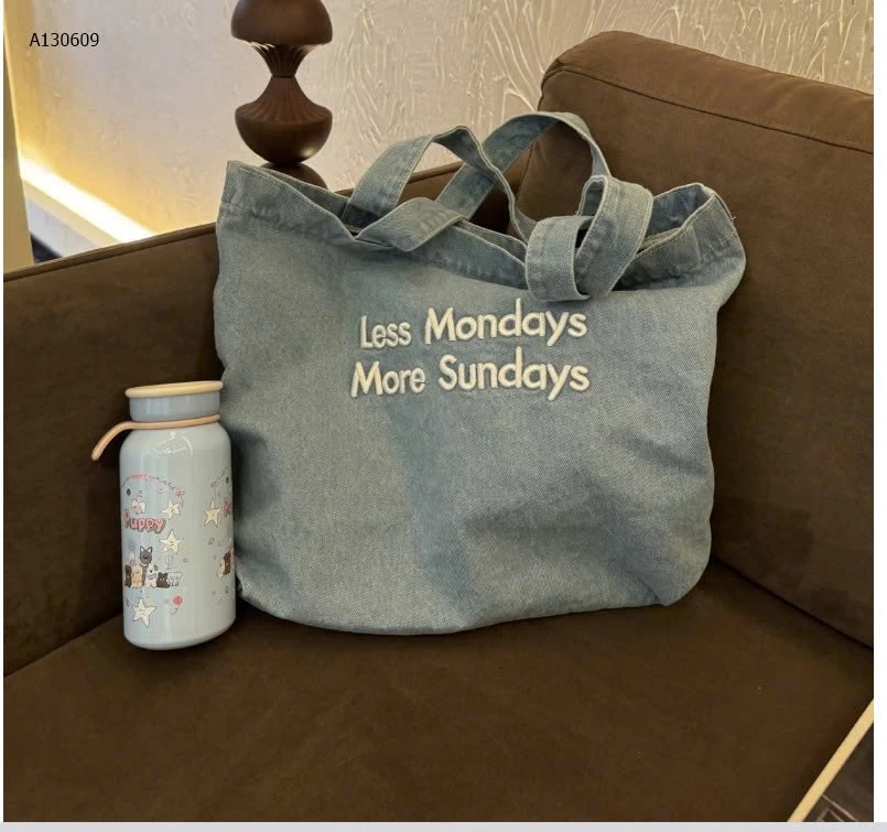 Túi tote denim- sỉ 65k