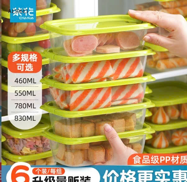 set 6 hộp nhựa kháng khuẩn - sỉ loại 830ml :103k/set  loại 460ml :72k/set 