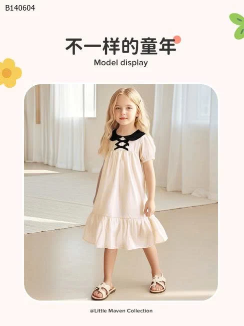 VÁY ĐUÔI CÁ TAY BỒNG LITTLE MAVEN-Sỉ 147k