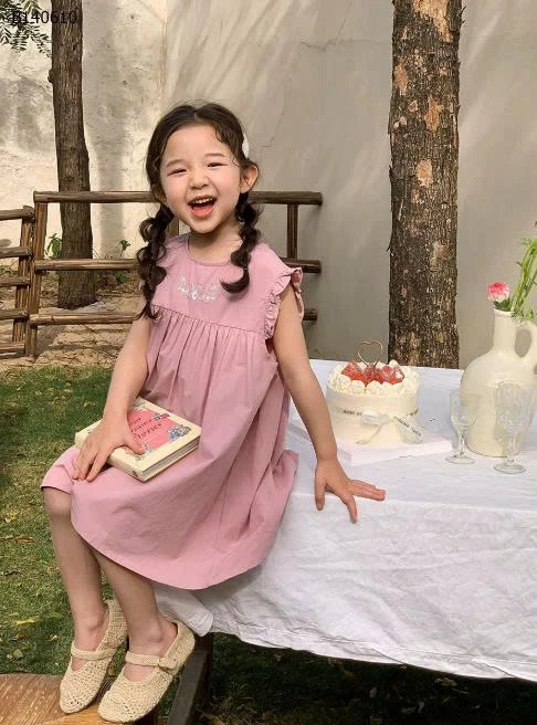 VÁY SUÔNG SÁT NÁCH THÊU HOA BG-Sỉ 121k