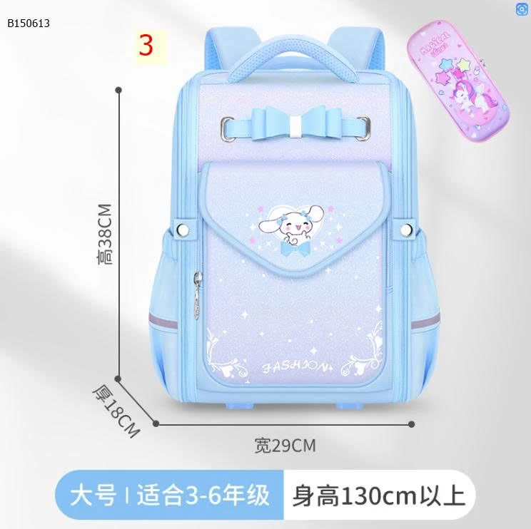 BALO KUROMI CUTE CHO BÉ GÁI - sỉ giá  sz to: 233k  sz nhỏ: 226k 