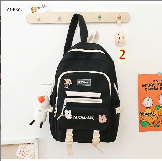 balo học Kèm móc khoá gấu hoặc vịt - sỉ 122k