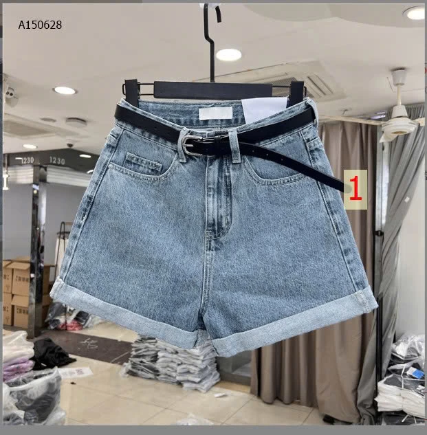 SHORT JEANS CẠP CAO -Sỉ 98k
