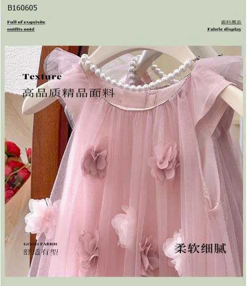 VÁY SÁT NÁCH ĐÍNH HOA BG-Sỉ 183k