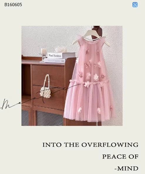 VÁY SÁT NÁCH ĐÍNH HOA BG-Sỉ 183k