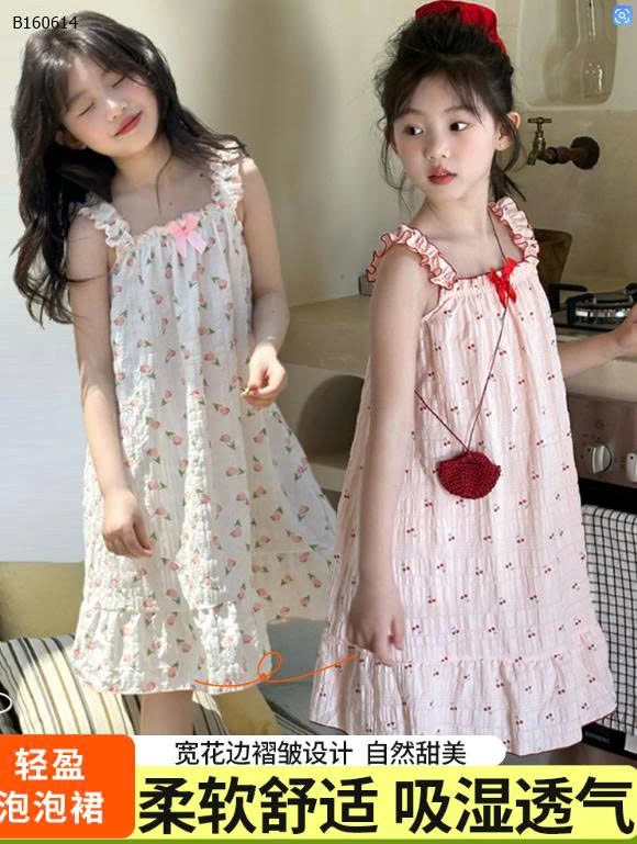 Váy yếm mùa hè cho bé -Sỉ 65k