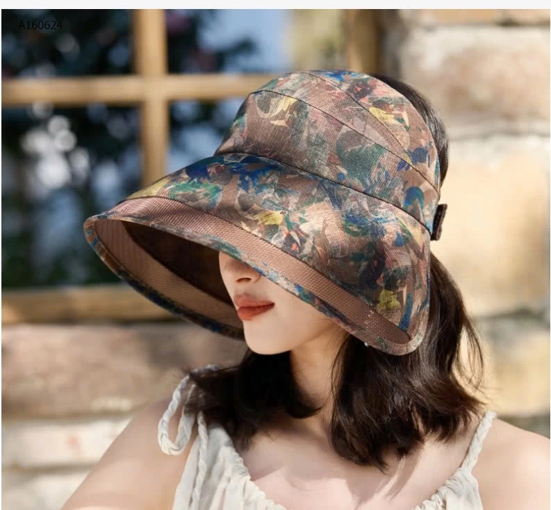 MŨ NỬA ĐẦU HỌA TIẾT CHO NỮ  - sỉ 72k