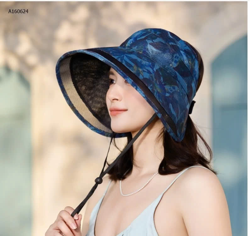 MŨ NỬA ĐẦU HỌA TIẾT CHO NỮ  - sỉ 72k