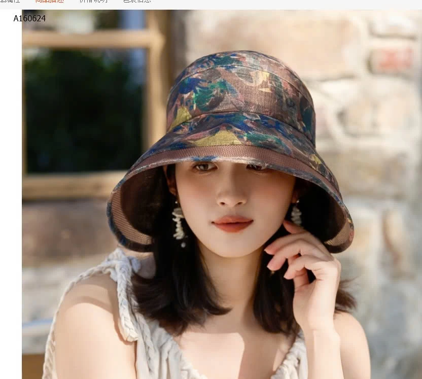 MŨ NỬA ĐẦU HỌA TIẾT CHO NỮ  - sỉ 72k