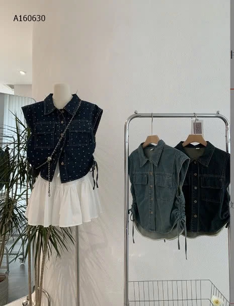 ÁO JEAN NỮ RÚT EO - sỉ 232k