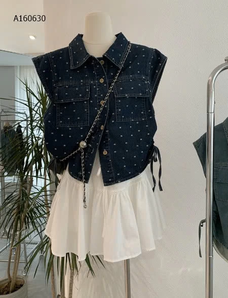 ÁO JEAN NỮ RÚT EO - sỉ 232k
