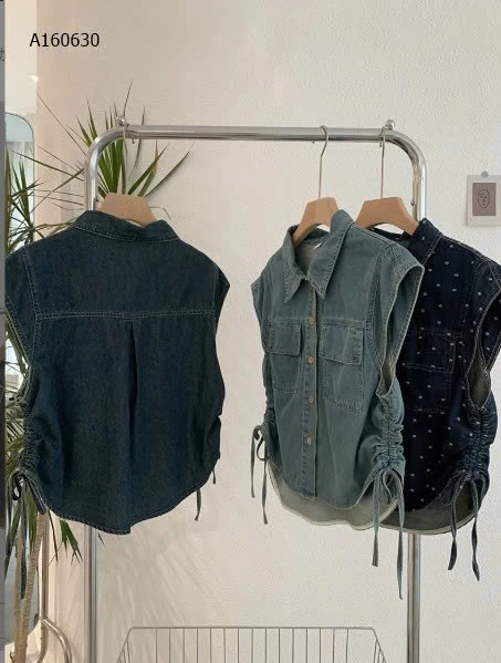 ÁO JEAN NỮ RÚT EO - sỉ 232k