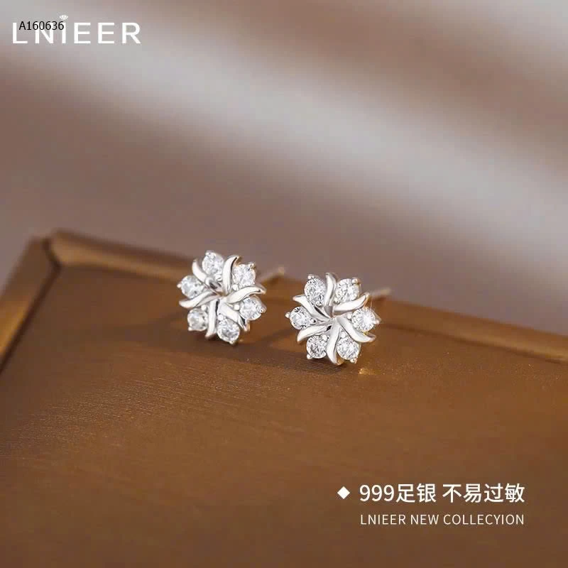 Hoa tai bông tuyết #LNIEER chính hãng - sỉ 108k