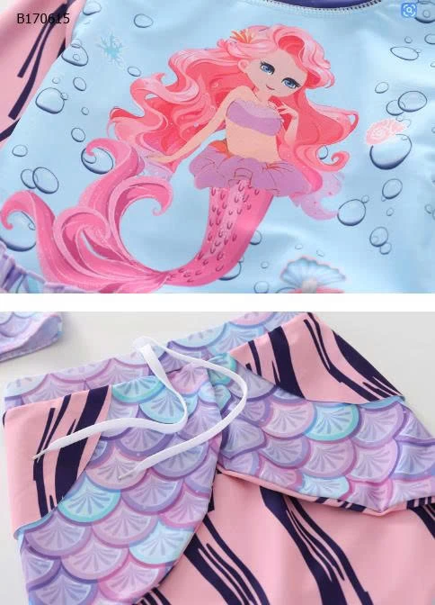 SET BỘ BƠI NÀNG TIÊN CÁ CHO BÉ GÁI-sỉ 193k