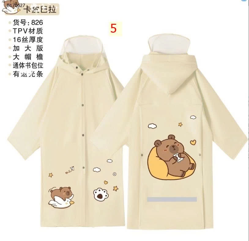 ÁO MƯA CHO BÉ-sỉ 83k