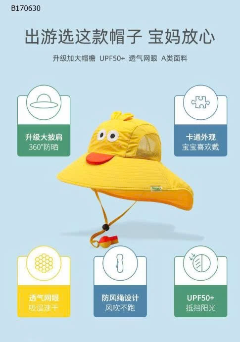 MŨ CHỐNG NẮNG RỘNG VÀNH CHO BÉ -sỉ 58k