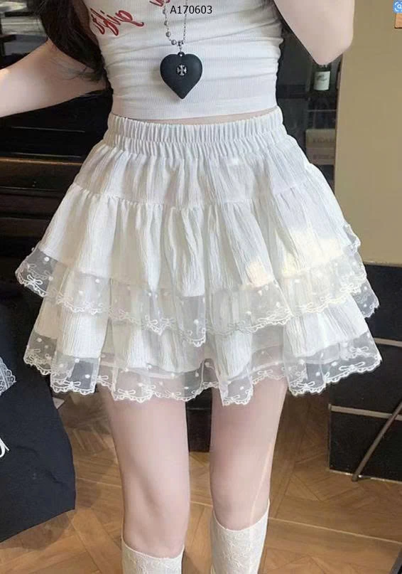 Váy ren tầng bánh bèo - sỉ 113k