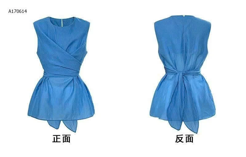 ÁO TƠ SÁT NÁCH BUỘC VẠT CÁCH ĐIỆU-Sỉ 289k